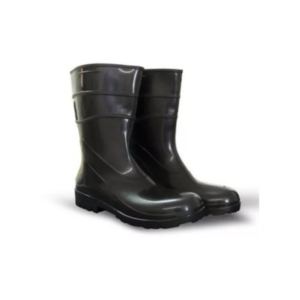 BOTA PVC CURTA PRETA TAM 41