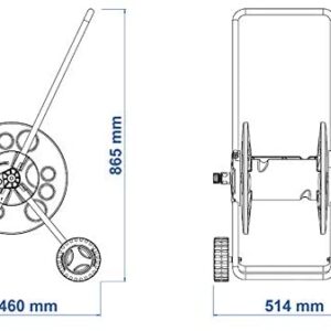 ENROLADOR DE MANGUEIRA COM RODINHAS TRAMONTINA