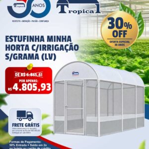 ESTUFINHA MINHA HORTA SEM GRAMA