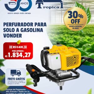 PERFURADOR P/ SOLO A GASOLINA VONDER