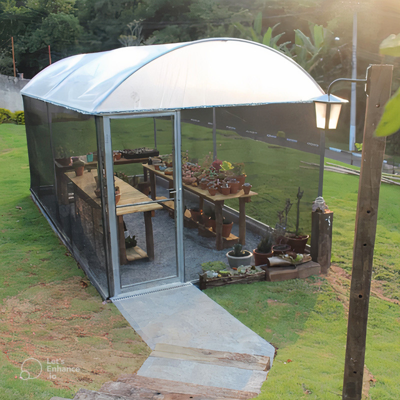 MINI ESTUFA  HIDROPONICA 3 X 4 X 2,2 M