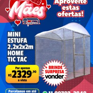 Mini Estufa HOME FARM - TIC TAC