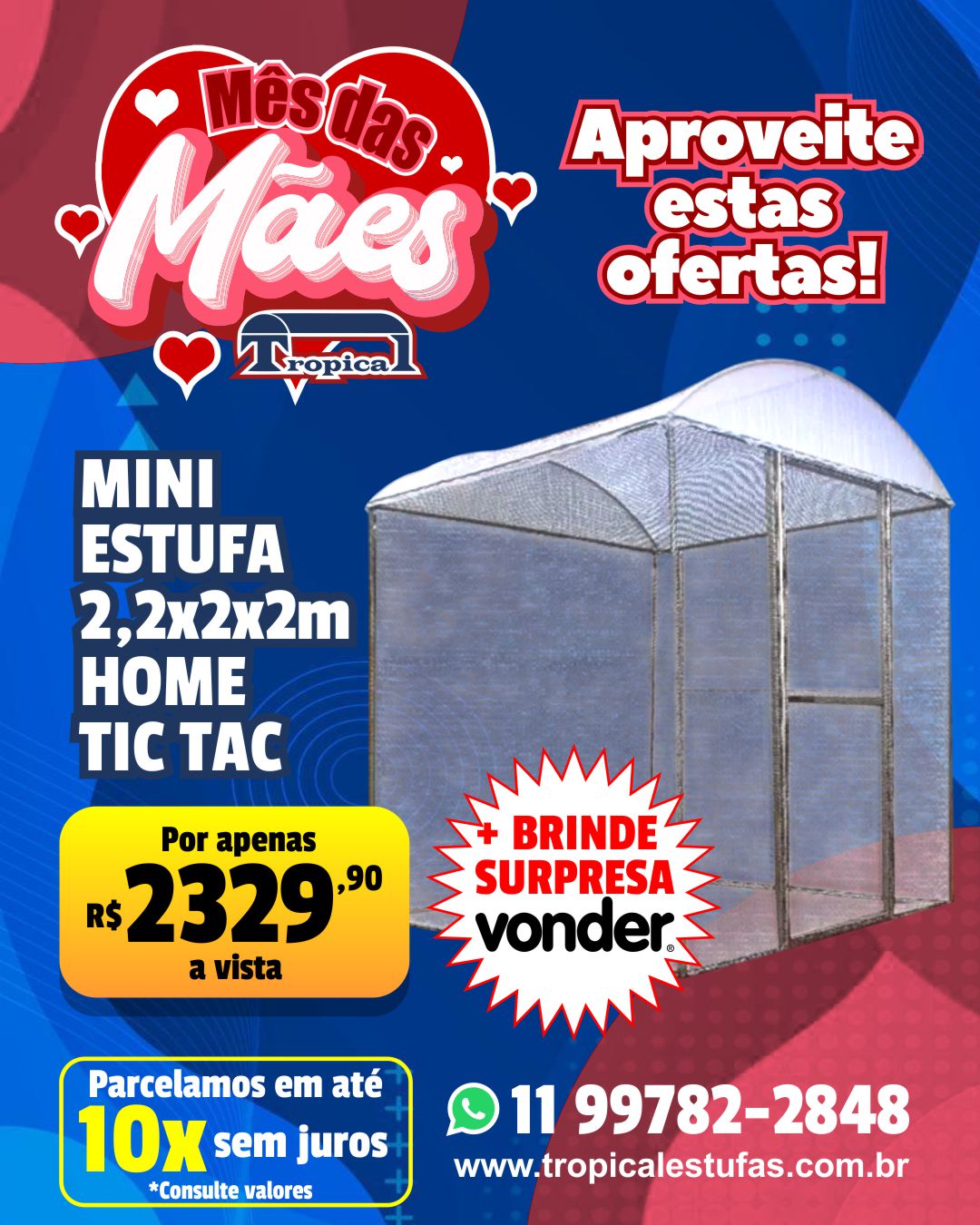Mini Estufa HOME FARM - TIC TAC