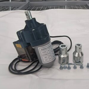 KIT SUPORTE E MOTOR ELÉTRICO DE ENROLAR CORTINA AGRÍCOLA