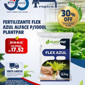 FERTILIZANTE FLEX AZUL/ ALFACE P/1000L PLANTPAR